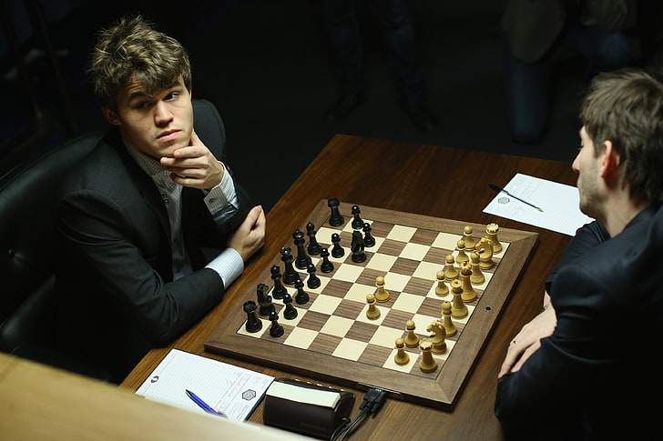 chess, Magnus Carlsen, leisure games, strategy, board game, HD wallpaper