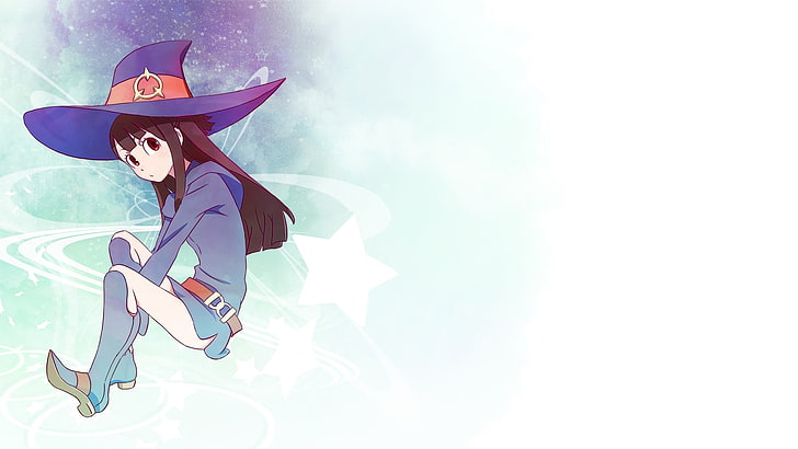 girl illustration, Little Witch Academia, Kagari Akko, one person, HD wallpaper