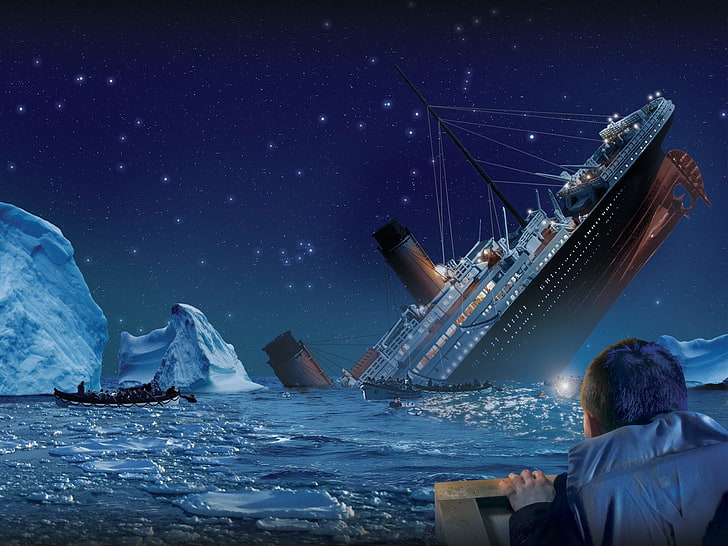 Titanic digital wallpaper, Movie