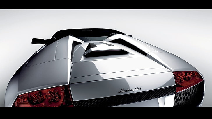 black and white HP desktop printer, car, Lamborghini, mode of transportation, HD wallpaper