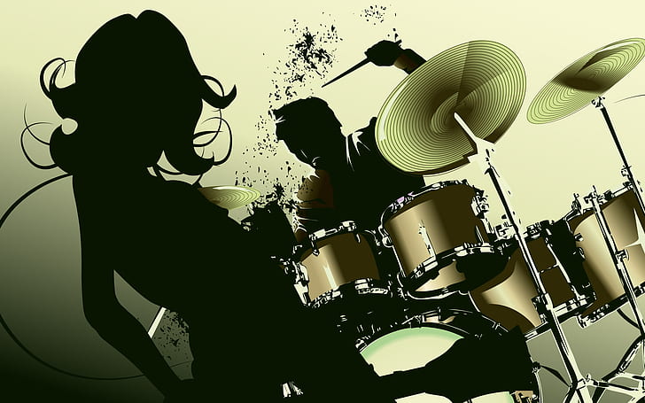 Anime Passionate Drummer Girl Art Poster Decorative Painting Canvas Wall  Art Living Room Poster Bedroom Painting 40 x 60 cm : Amazon.de: Home &  Kitchen