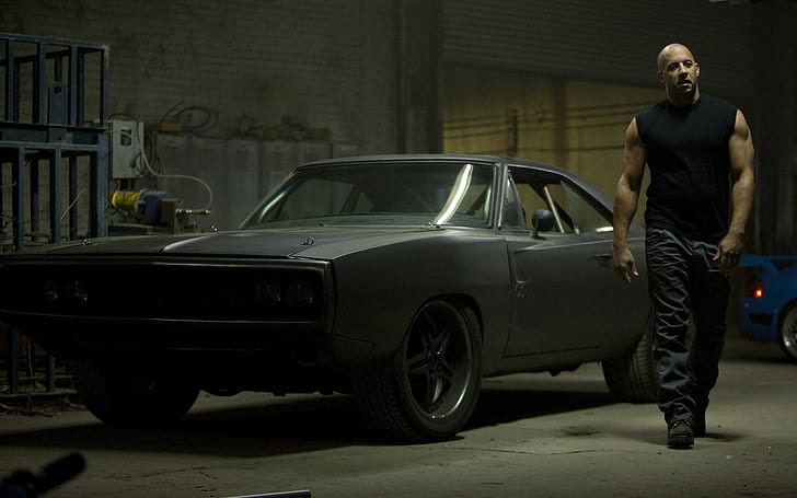 HD wallpaper: Vin Diesel Dodge Charger Classic Car Classic Fast and Furious  HD | Wallpaper Flare