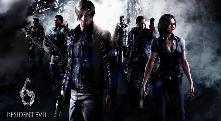Resident Evil 6 Characters, Resident Evil wallpaper, Games, Dark