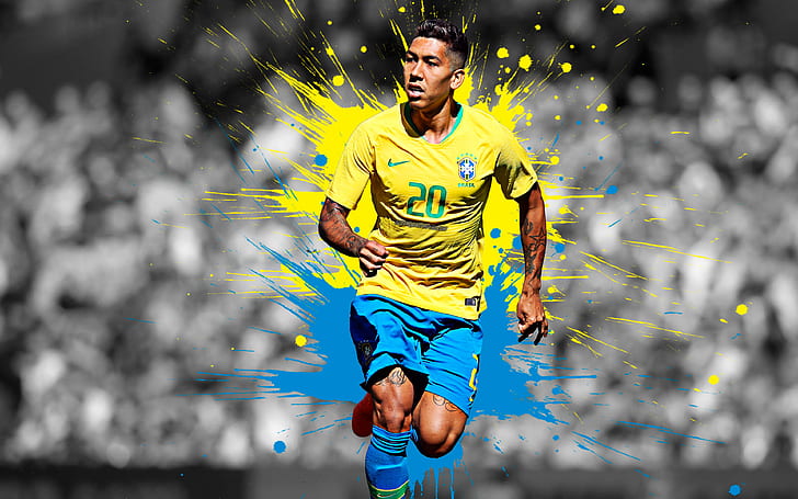 Soccer, Roberto Firmino, Brazilian, Footballer, HD wallpaper