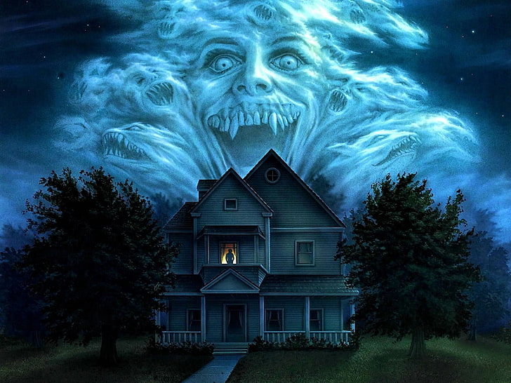fright night 1985, architecture, tree, built structure, building, HD wallpaper