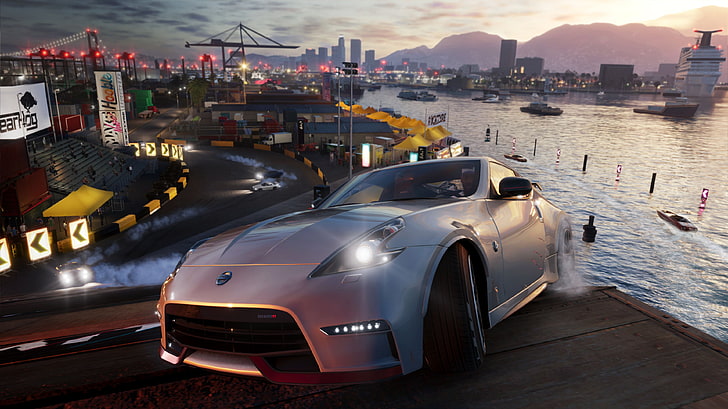 The Crew 2, video games, mode of transportation, city, architecture, HD wallpaper