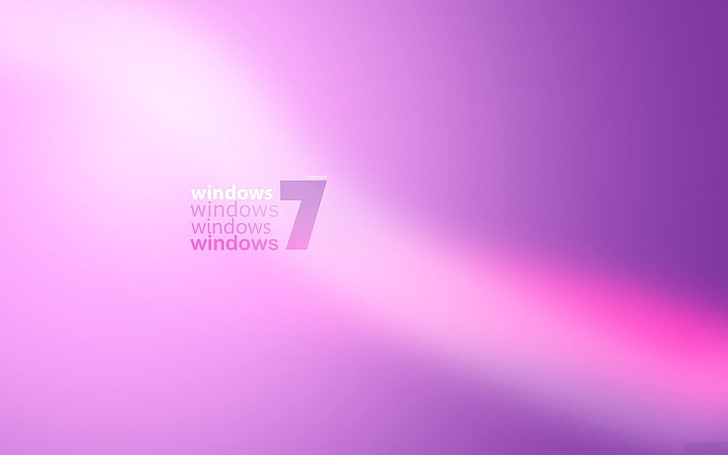 HD wallpaper: windows 7, copy space, studio shot, pink color ...
