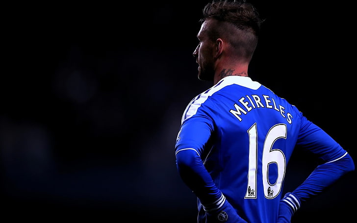 Football, Chelsea, Raul meireles, Form, Back, one person, blue