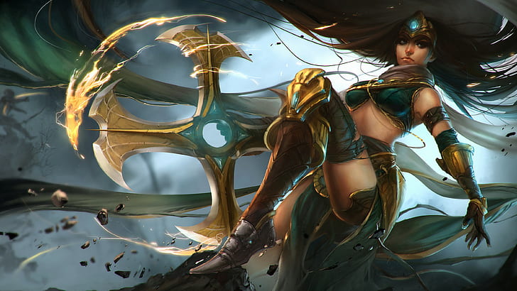 League of Legends Sivir, one person, real people, young adult