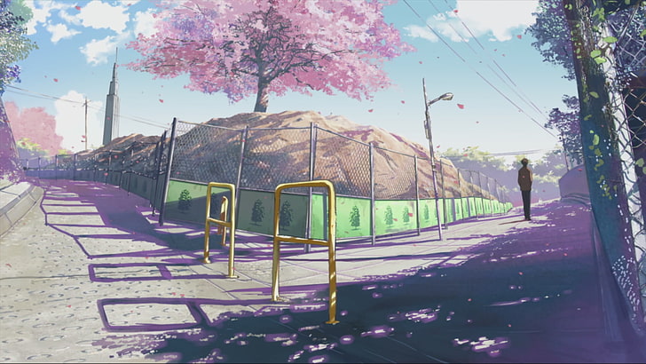 5 Centimeters Per Second, Makoto Shinkai, anime, plant, nature