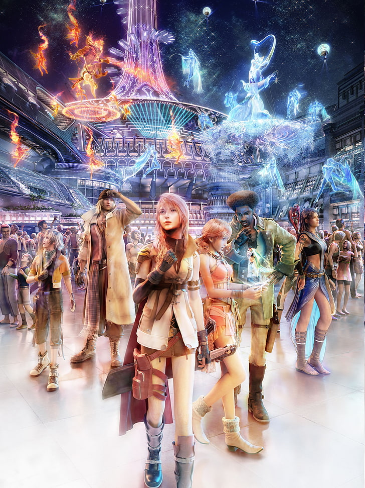 Claire Farron, Final Fantasy, Final Fantasy XIII, Hope Estheim, HD wallpaper