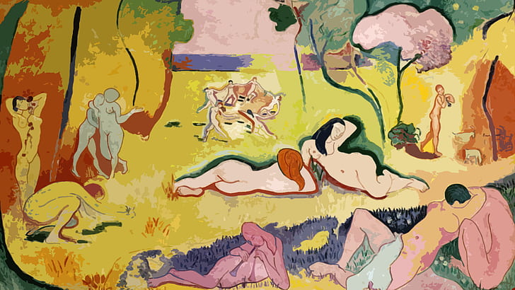 Henri Matisse, classic art, digital, butchered art, HD wallpaper