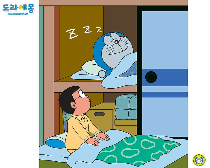 Anime, Doraemon, child, communication, people, adult, childhood, HD wallpaper