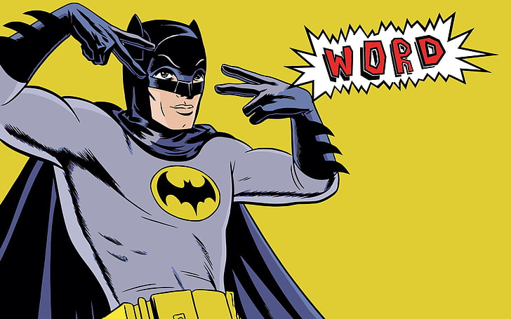 Batman Word, Batman meme, Cartoons, character, text, communication
