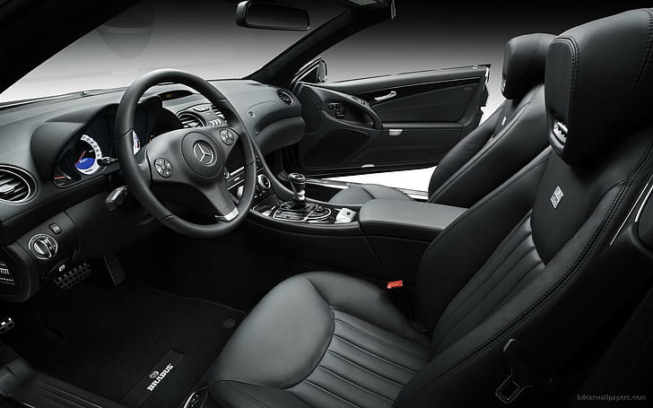 Brabus Mercedes SL Class Interior, mercedes benz interior setup, HD wallpaper