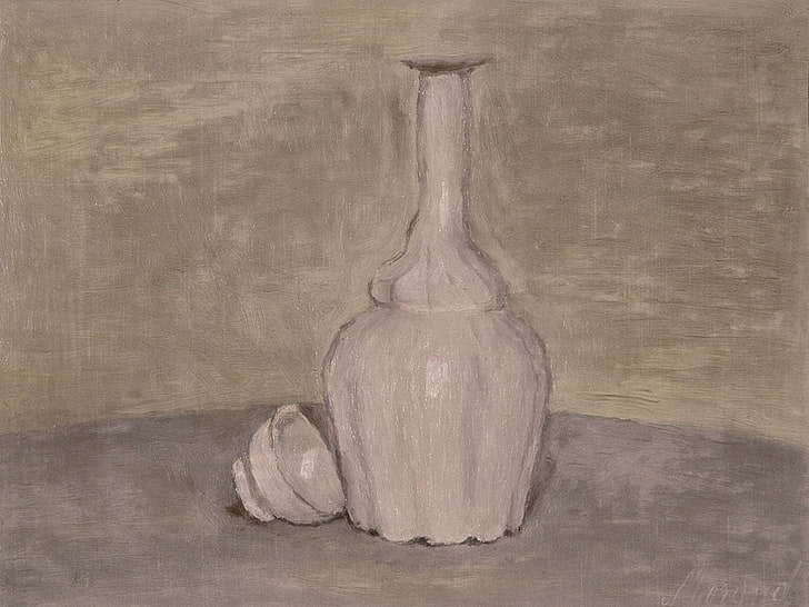 classic art, Giorgio Morandi, jars, wood - material, indoors