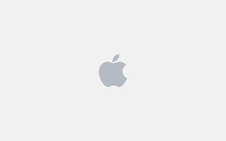 Hd Wallpaper Apple Logo White Background Flare - White Apple Wallpaper 4k