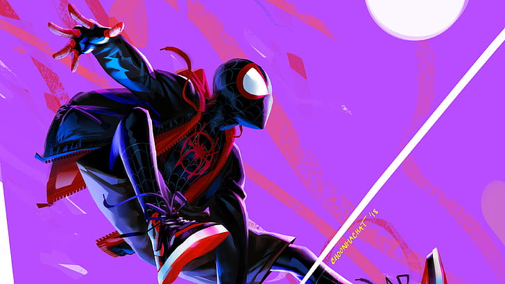 HD wallpaper: Spider-Man Into the Spider-Verse 4K | Wallpaper Flare