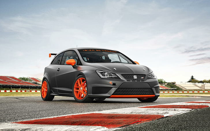 2013 Seat Ibiza SC Trophy, grey sports car, cars, other cars