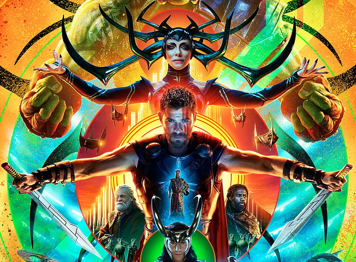 Movie, Thor: Ragnarok, Cate Blanchett, Chris Hemsworth, Loki, HD wallpaper