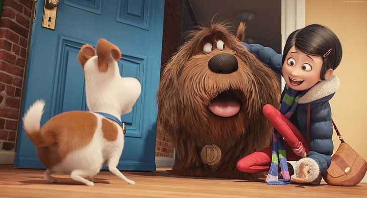 1082x1922px | free download | HD wallpaper: cartoon, The Secret Life of  Pets, dog, Best Animation Movies of 2016 | Wallpaper Flare