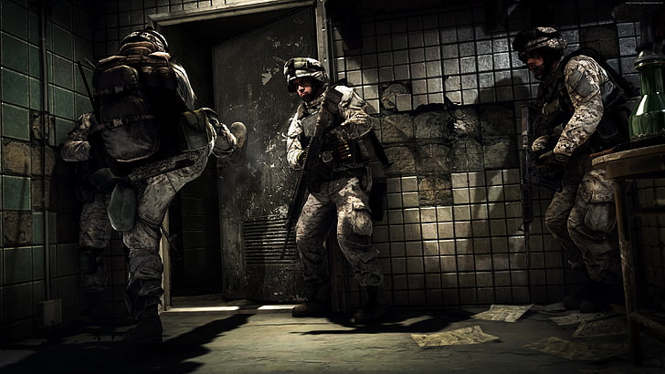 assault, soldier, art, interface, Battlefield 3, screenshot