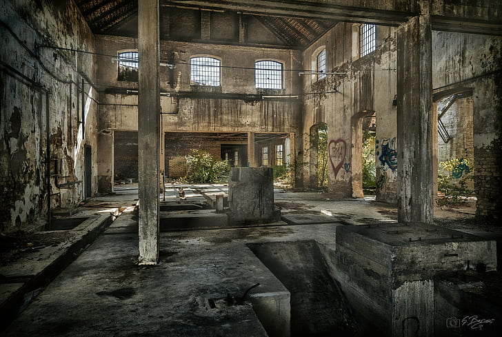 ruin, abandoned, 500px, Gerald Berger, HD wallpaper