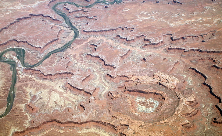 Aerial Photography Of The Canyonlands..., Space, View, West, Spring, HD wallpaper
