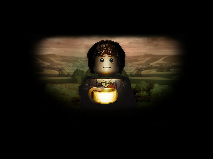 The Lord of the Rings, LEGO, Frodo Baggins, Toys, HD wallpaper