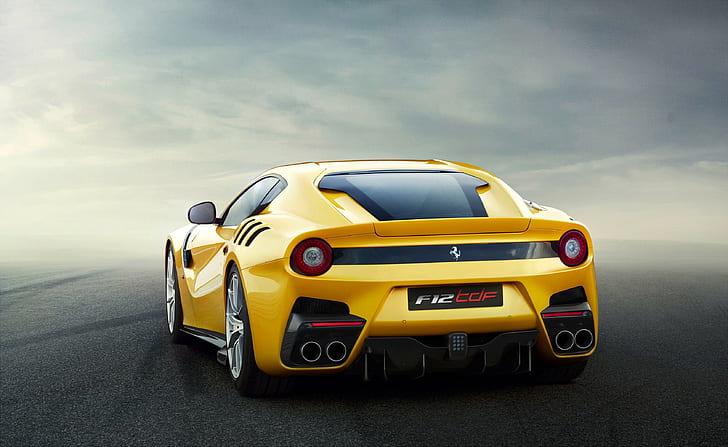 car, vehicle, Ferrari, Ferrari F12 TDF, HD wallpaper