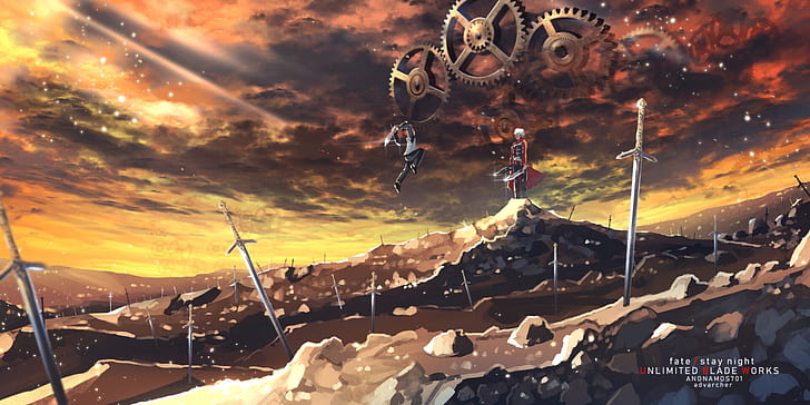 Fate Series, Fate/Stay Night: Unlimited Blade Works, EMIYA, HD wallpaper