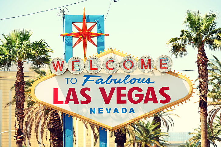 Las Vegas Nevada, Retro, USA, vintage, Las Vegas sign, las Vegas - Nevada