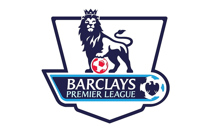 Barclays logo, background, the ball, Leo, English Premier League, HD wallpaper