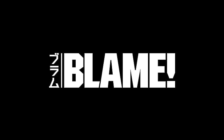 Blame!, anime, Tsutomu Nihei, text, western script, communication, HD wallpaper