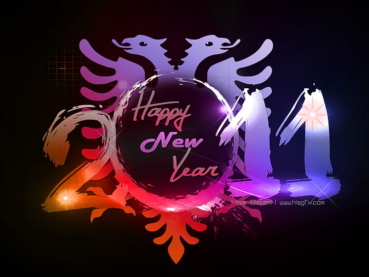 2011 Happy New Year 1080p HD, celebrations, HD wallpaper