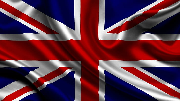 *** Flag Of Engl ***, white, england, color, blue, 3d and abstract