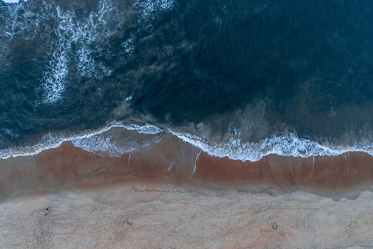 nature, water, beach, drone photo, sea, beauty in nature, motion