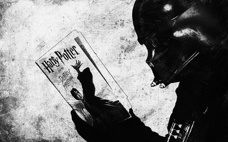 HD wallpaper: star wars darth vader harry potter and the deathly hallows  humor mix up | Wallpaper Flare