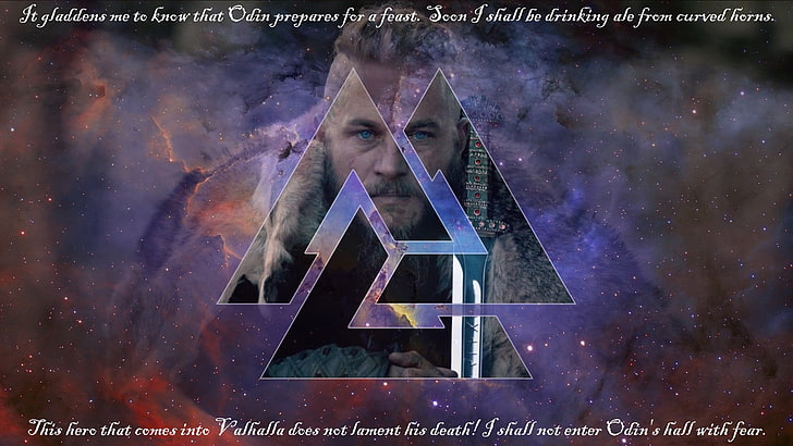 Vikings movie poster, Ragnar Lodbrok, valhalla, Travis Fimmel, HD wallpaper