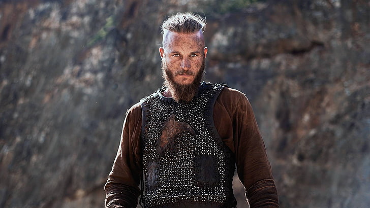 men's brown long-sleeved op, Vikings (TV series), Ragnar Lodbrok