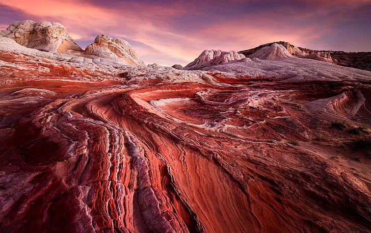Arizona, nature, USA, landscape, rock formation, red, mountain, HD wallpaper
