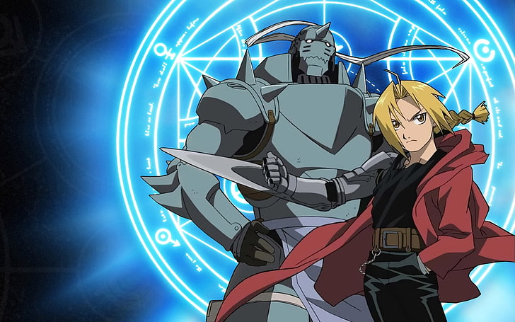 Edward and Alphonse from Fullmetal Alchemist