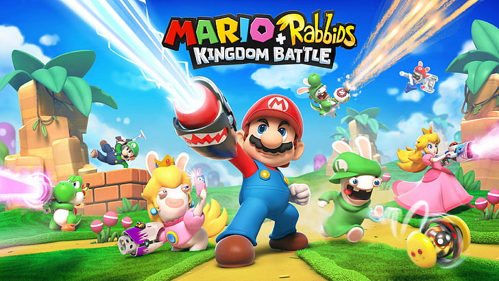 Mario + Rabbids Kingdom Battle, 4K, Nintendo Switch, HD wallpaper