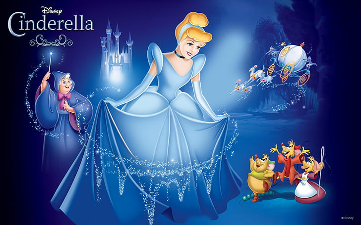 Cartoon Cinderella Fairy Godmother Jaq Gus Characters List 1920×1200