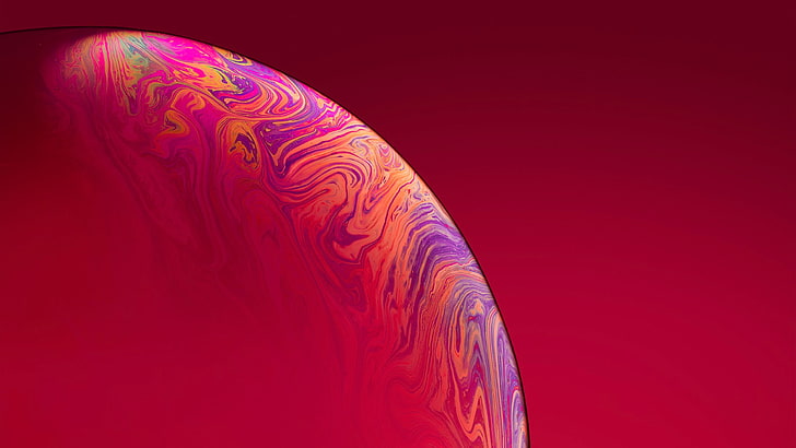 Hd Wallpaper Red Bubble Iphone Xr Stock Wallpaper Flare