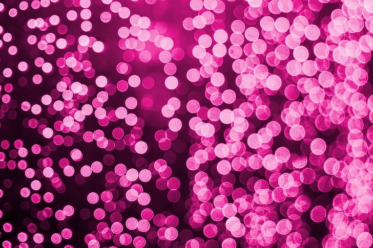bokeh effect, lights, photography, hd, 4k, 5k, pink, backgrounds, HD wallpaper