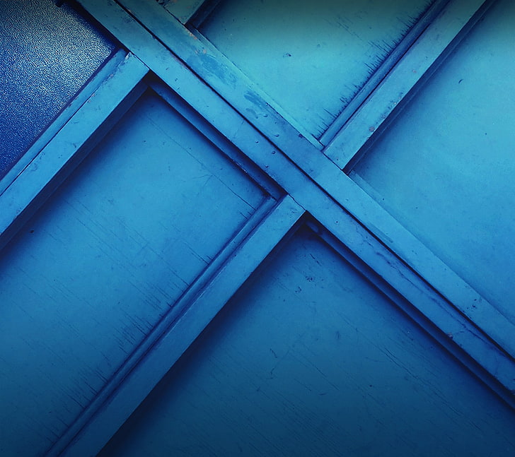 blue, architecture, no people, backgrounds, pattern, entrance, HD wallpaper