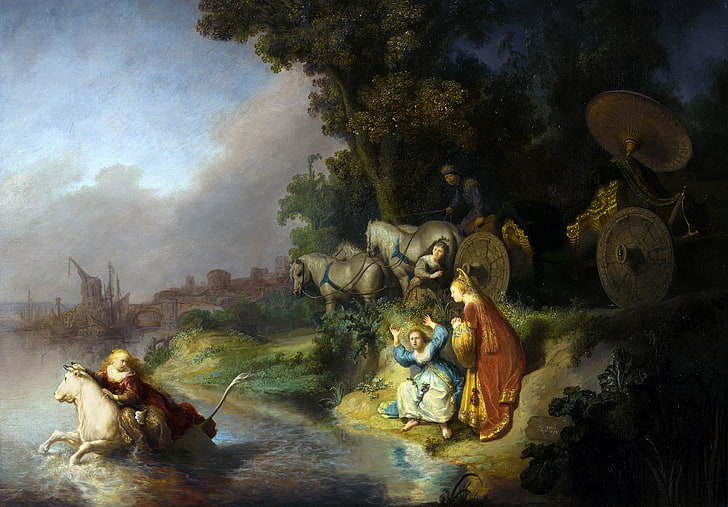 picture, The Rape Of Europa, mythology, Rembrandt van Rijn