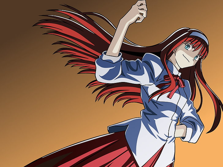 HD wallpaper: red haired female anime character, shingetsutan tsukihime,  melty blood | Wallpaper Flare