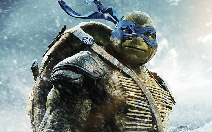 2014 Teenage Mutant Ninja Turtles, Leo, HD wallpaper